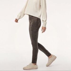 Wilfred Free Daria leggings,vegan suede,High rise,M